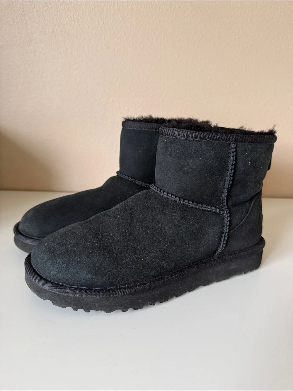 UGG Black Mini Boots 6